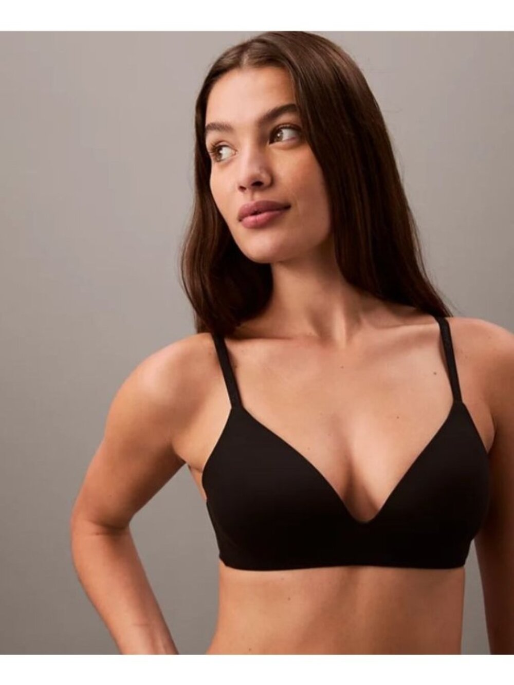 Calvin Klein NEW Black Perfectly Fit Wireless T-Shirt Bra Size 32B Style QF8013